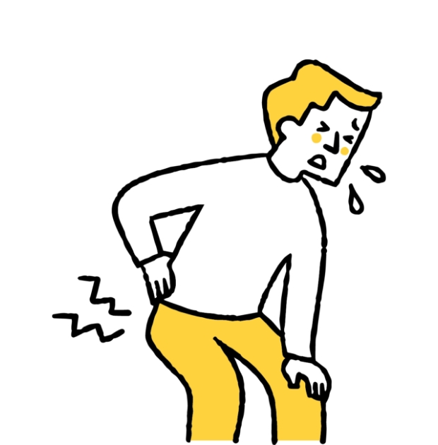 こんなお悩みを解消いたします 慢性的な腰痛